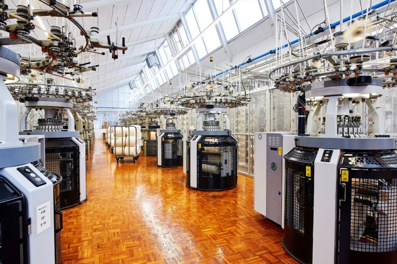 Modern textile manufacturing facility